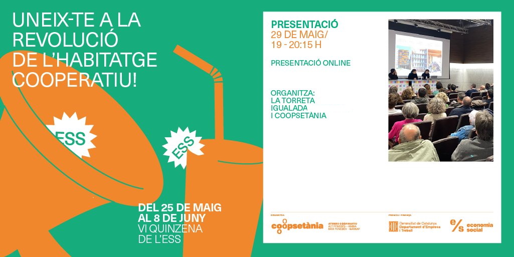 Sessió “Uneix-te a la revolució de l’habitatge cooperatiu!”